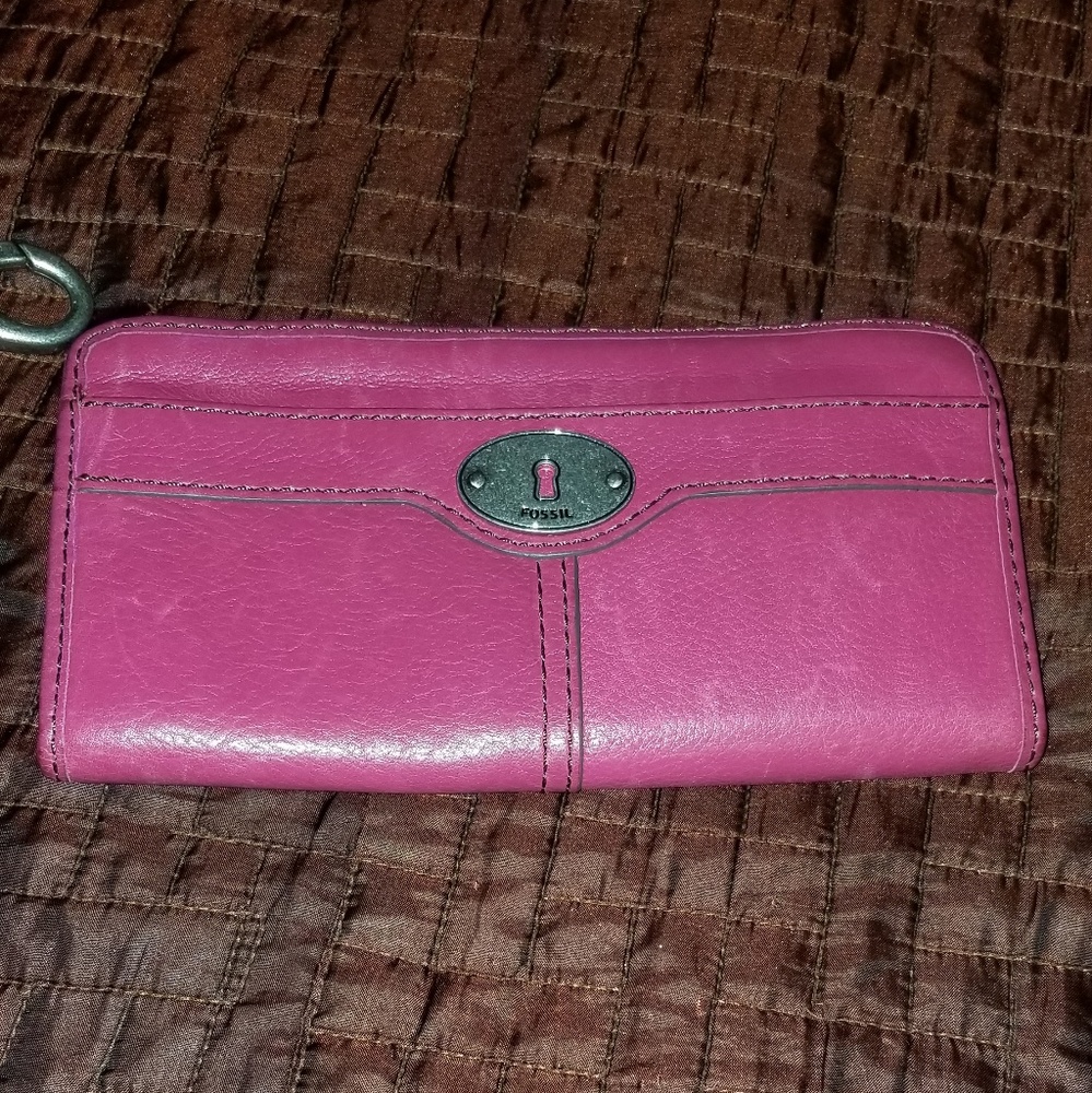 Fossil wallet Pink